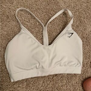 Gymshark Strappy Sports Bra - XS - White
